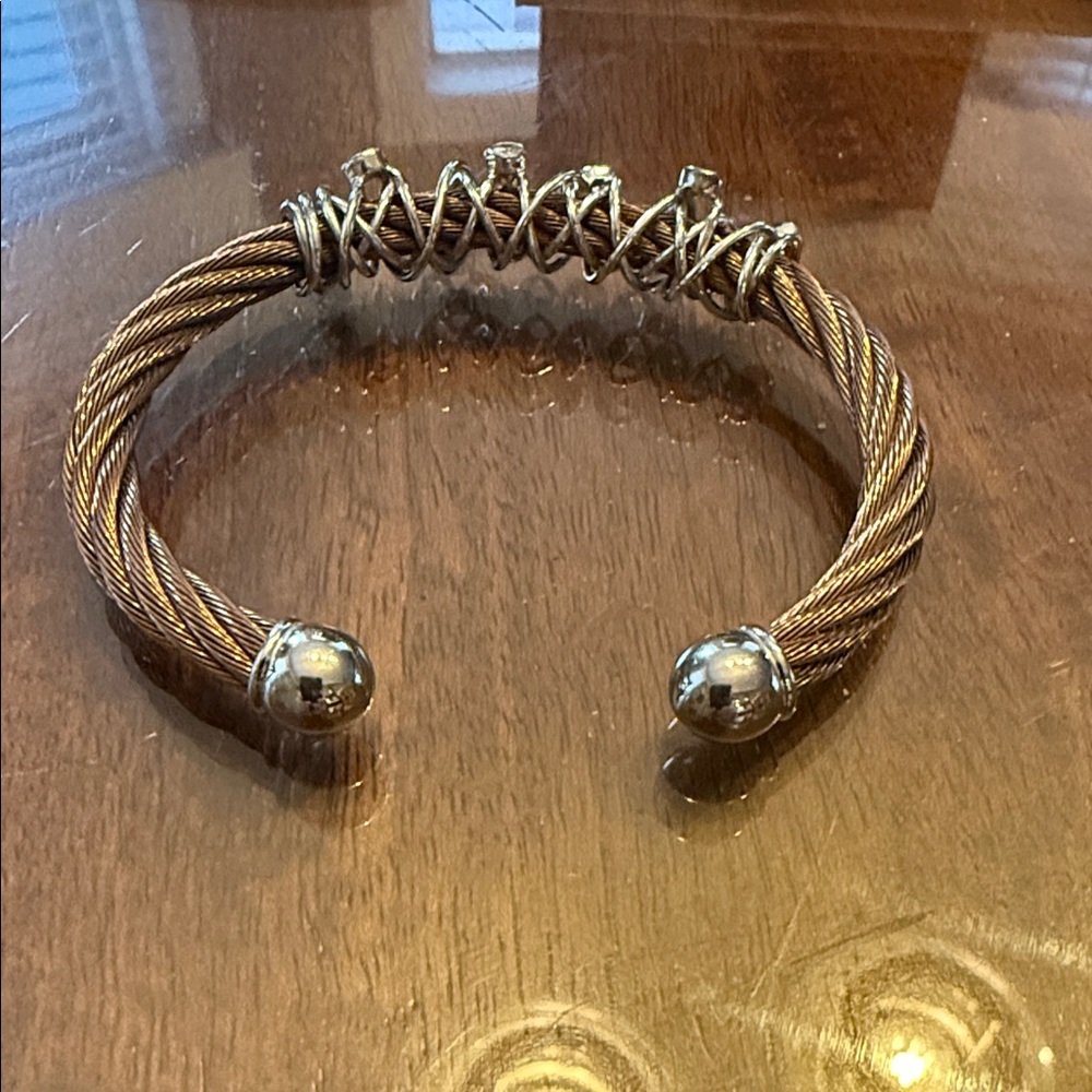 Charriol Tango Silver CZ Bracelet - Picture 4 of 7